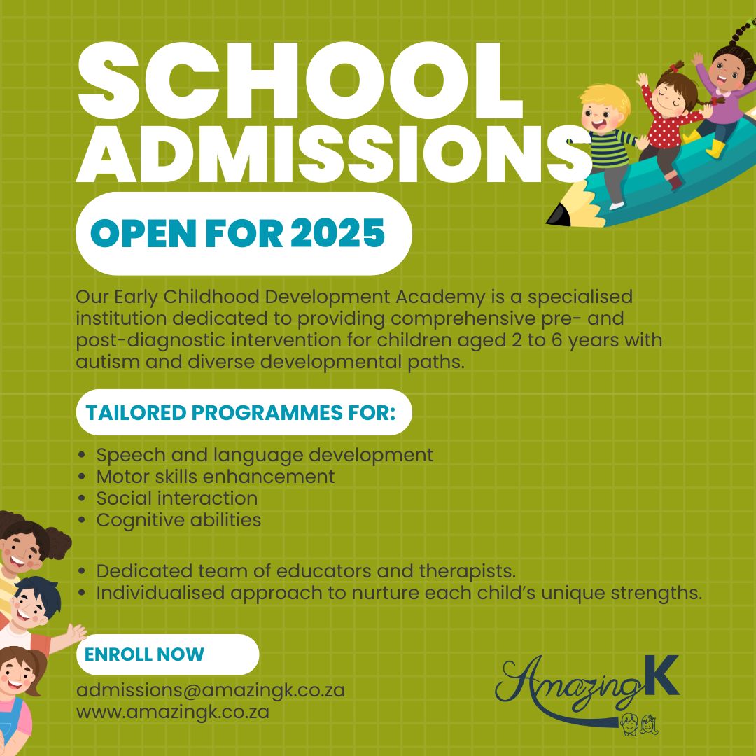 Admissions for 2025 are now open at Amazing K!